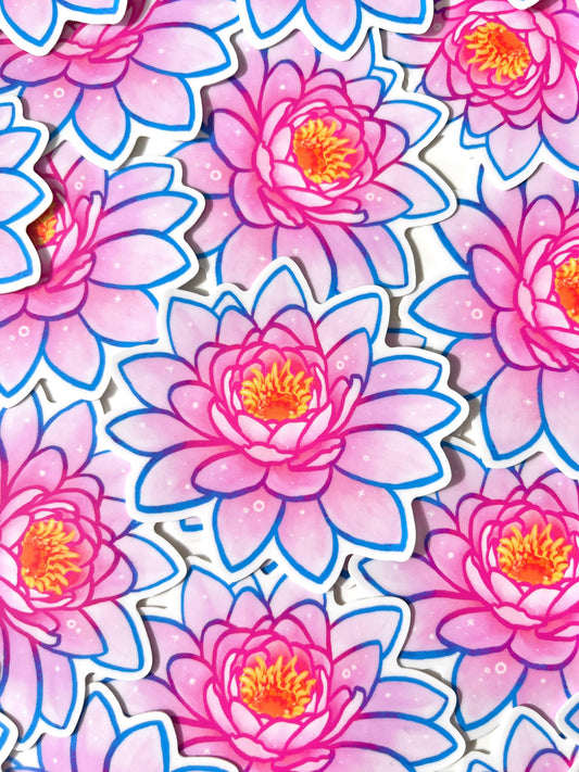Lotus Sticker - silverstar.nz