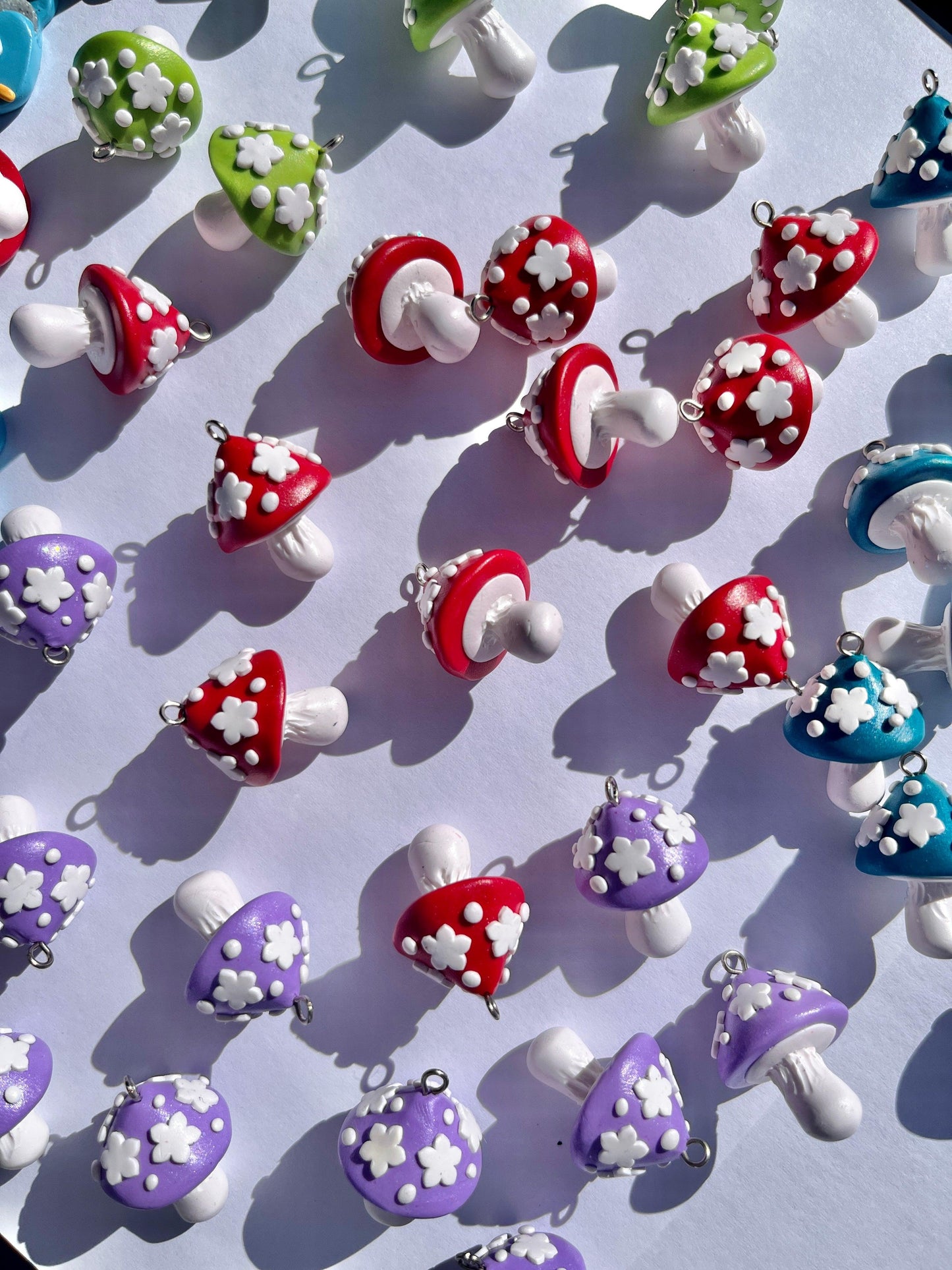 Mushroom Polymer Clay Earrings - silverstar.nz