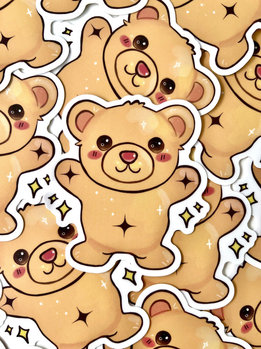 Tiny Teddy Sticker - silverstar.nz