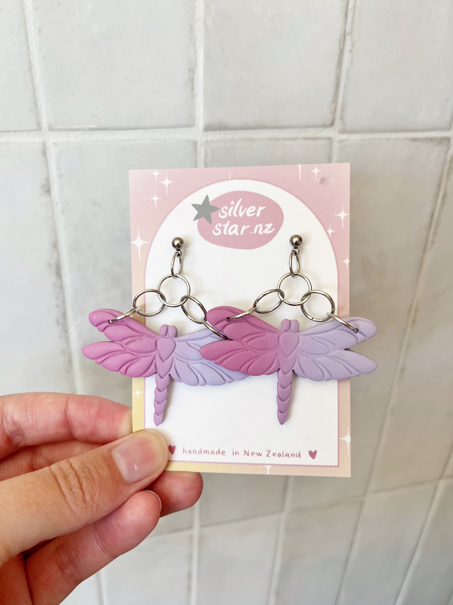 Dragonfly Polymer Clay Earrings