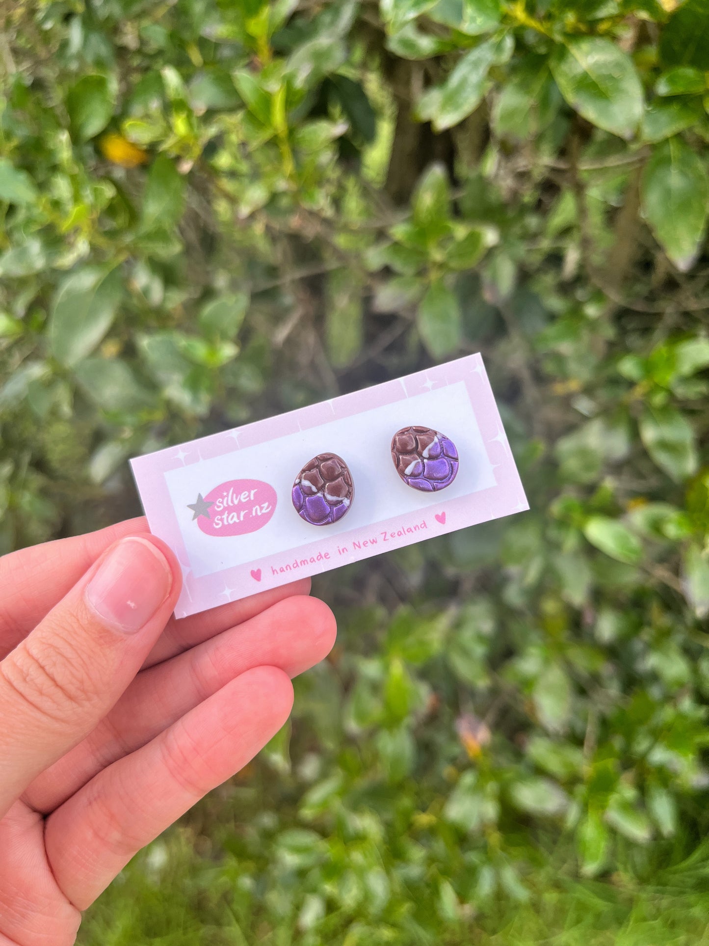 Easter Egg Polymer Clay Studs