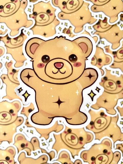 Tiny Teddy Sticker - silverstar.nz
