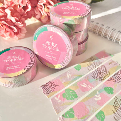 Pinky Tropicals Washi Tape - silverstar.nz