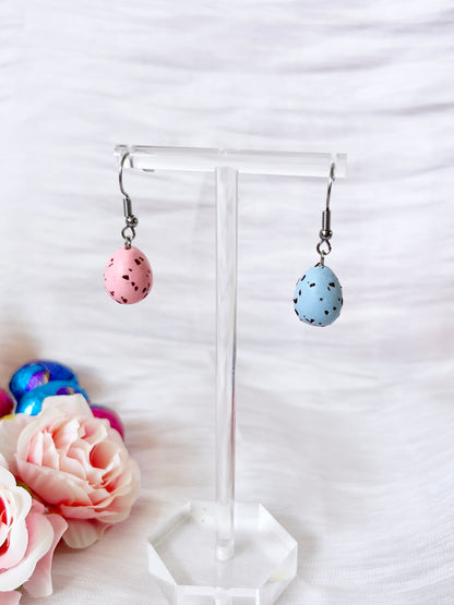 Mini Egg Polymer Clay Earrings