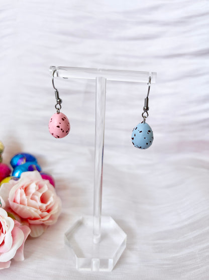 Mini Egg Polymer Clay Earrings