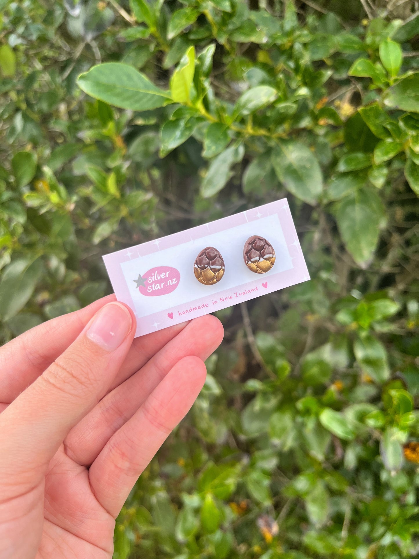 Easter Egg Polymer Clay Studs