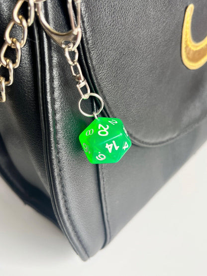 D20 Dice Keyring - silverstar.nz