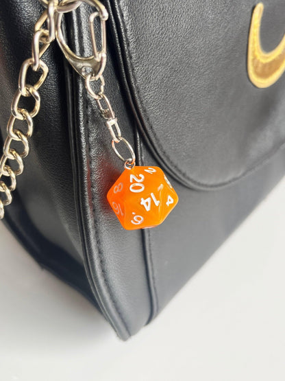 D20 Dice Keyring - silverstar.nz